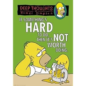 The Simpsons - Deep Thoughts - Maxi Poster - 61 cm x 91.5 cm