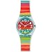 Swatch Women's GS124 Quartz Rainbow Dial Plastic Watch