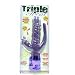 Golden Triangle Triple Treat Vibrator, Purple