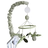 Tadpoles Jungle Bugs Crib Mobile - Sage/ Brown