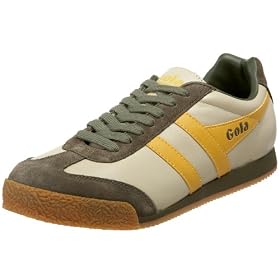 Buy Gola Mens Dual Harrier Leather Casual Sneaker