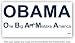 Anti Obama One Big A$$ Mistake America Bumper Sticker