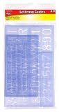 A&W Products Plastic Lettering Guide, 4-Piece (21112)