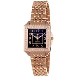 Croton Ladies Rose-Gold Diamond Watch #CR207002RGBK by Croton