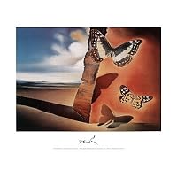 Salvador Dali Paysage Aux Papillions Poster Salvatore