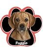 Puggle Dog Paw Mouse Pad