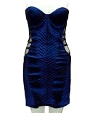 Ladies Blue Zippered Long Corset Type Lingerie Top