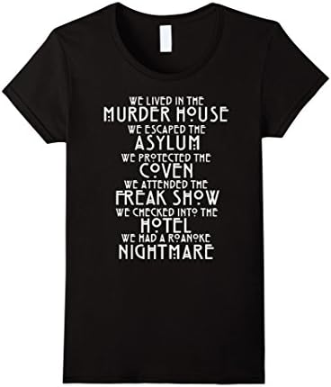 Women's Murder House T-Shirt Small Black