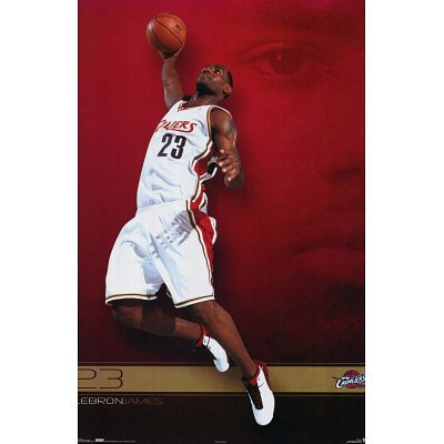 (23x34) LeBron James - Action POSTER Cleveland Cavaliers NBA