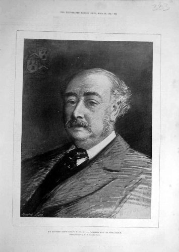 1895 の肖像画の Ridley の候補者の Speakership のステープル