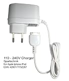 Chargeur AC iPhone. Chargeur pour Apple iPhone 3G 3GS iPod classic iPod touch iPod nano. Recharger votre iPhone sur le secteur AC 220V