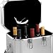Kitchen & Housewares : Picnic Time Reserve 6-Bottle Insulated, Aluminum Wine Case w/ Corkscrew (Black/Silver)