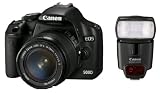 EOS 500D Kit 18-55mm IS (15.1MP, 18-55, Canon Speedlite 270EX II Blitzlicht)