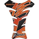 Orbital TANK PROTCT-SUZ BLK/ORG KANJI Body Protection Tank Protector BLK GSX1300R BUSA - 2885
