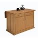 Home Styles Central Park Kitchen Island in Natural Autumn Blush