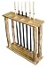 Rush Creek Log Cabin Style 6-Cue Floor Rack