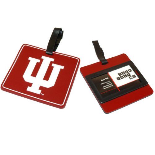 NCAA Indiana University Team Golf Bag/Luggage Tag Indiana Hoosier PVC Bag/Luggage Tag from Team Golf