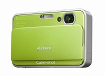Sony DSCT2G Digital Camera - Green (8.1MP, 3x Optical Zoom) 2.7" LCD