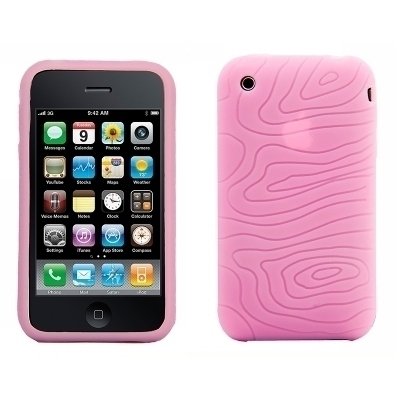Logotrans Design Series Silikon Tasche f&uuml;r Apple iPhone 3G/3GS rosa
