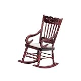 Dollhouse Miniature Wooden Rocker