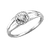 14k White Gold Anniversary Wedding Diamond Ring / Band, Size 7 (HI, SI-I, 0.21 carat)