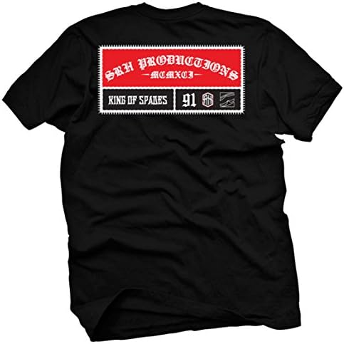 SRH King Of Spades King Of Spades Logo Small Front Hit Large Back Hit Logo Black