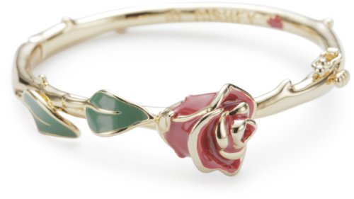 beauty and beast rose. Disney Couture quot;Kidada Collectionquot; Beauty And Beast Rose Enamel Bangle