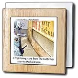 Godfather Parody With Fish - 6 Inch Tile Napkin Holder