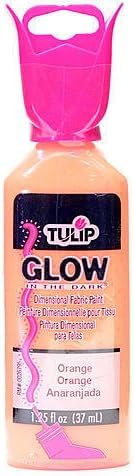Tulip Glow In The Dark Dimensional Fabric Paint (Orange) [6 Pieces] *** Product Description: Tulip Glow In The Dark Dimensional Fabric Paint- Color: Orangedecorate Your Crafts And Fabrics With These Vibrant Glow In The Dark Colors! The High-Quali ***