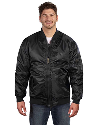 Maximos Men's Reversible Pilot Flight Bomber Jacket
