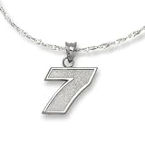 Logoart Danica Patrick Sterling Silver 18 Pendant Necklace Each
