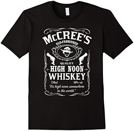 Men's High Noon Whiskey TShirt Small Black