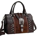 Wild Horses Brindle Doctor Bag American West Purse