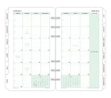 Day-Timer 2-Page-Per-Month Tabbed Organizer Refill, Portable Size, 3.75 x 6.75 Inches, January - December, 2013 (D87129-1301)