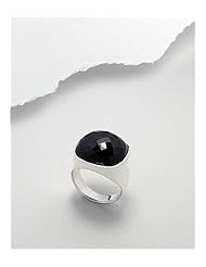 Reconstructed stones Ring In 92.5 Sterling Silver