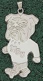Mississippi State Bulldogs Giant 1 1/8 W x 1 7/8 H MSU Bulldog Pendant - 14KT Gold Jewelry