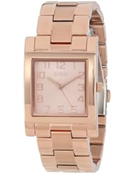 GUESS Womens U0131L3 Enduring Chic Rose Gold-Tone Watch