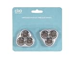 Clio Designs Refill Blades for all Clio 3050 Series Shavers (2 Packs of 2)