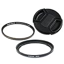 Fotasy S167K Fotasy 67mm Adapter Replaces RN-S1+ Nano MRC MC UV Filter Cap for FUJIFILM FinePix S1 Camera (Black)
