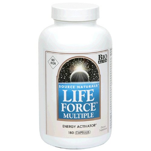 Cyber Monday Source Naturals Life Force Multiple, No Iron, 180 Capsules Deals