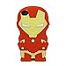 Mingfung 3D cute Superhero Cartoon Soft Rubber Silicone Back Case Cover Skin for iPhone 6 Plus 5.5-inch Red/Yellow