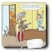 Londons Times Funny Music Cartoons - Trouble Brewing At The Hardware Store - Mouse Pads