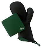 Review Kitchen Grips KCF273GN / Kitchen Grips Contourfit Oven Mitt, Hunter Green