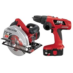 Skil 5884-04 18-Volt Ni-Cad Cordless 2-Tool Combo Kit by Skil