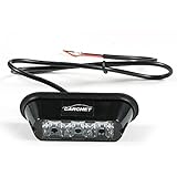 Carchet 3W High Power 3 LED Waterproof Car Truck Emergency Strobe Flash Light Amber