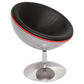 Lunar Lounger in Black Finish By Lumisource by Lumisource
