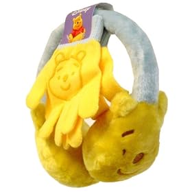 Winnie the Pooh Blue Earmuff & Gloves Set