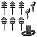 Tools & Hardware : Malibu LT13978T Low Voltage Garden Light Kit with Six 7-Watt Metal Tier Lights and Two 20-Watt Metal Floodlights