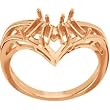 14K Rose Gold Mother's Ring - 4 Gemstone -- YOU CHOOSE THE COLORS!