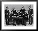 1896 Olympic Committee: Baron Pierre de Coubertin is Second from the Left Framed Art Poster Print, 3